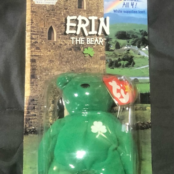 Ty Teenie Beanie Babies set of 3 Britannia, Maple, & Erin NEW Original Packaging - Picture 2 of 8